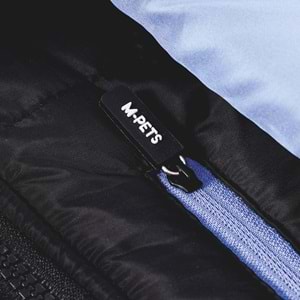 10366808 M-PETS GENTLE DOG WINTER JACKET BLACK/BLUE (L)