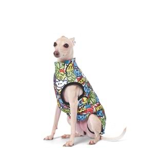 10367499 M-PETS URBANSYTLE WINTER JACKET MULTİCOLOR (M)