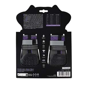 10371799 M-PETS FLEXI KÖPEKLER İÇİN AYAKKABI #8 XXXL PURPLE EDİTİON
