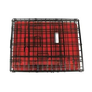 10450305 M-PETS VOYAGER KÖPEK KAFESİ 2 KAPILI (XXL) KIRMIZI 122X76X84CM