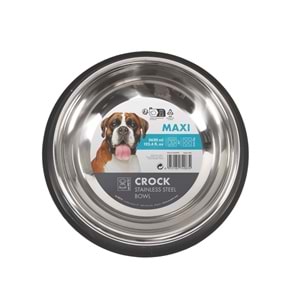 10504999 M-PETS CROCK PASLANMAZ ÇELİK MAMA KABI (MAXI)