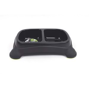 10505799 M-PETS ECO DOUBLE PLASTİK MAMA KABI 2X650ML