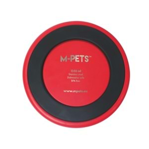 10530999 M-PETS ESKIMO ÇİFT CİDARLI MAMA KABI 1.25L RED