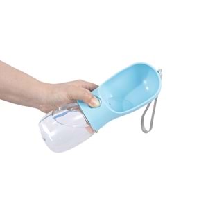 10554799 M-PETS ON THE ROAD 2İN1 KÖPEK SEYAHAT SULUĞU 300ML BLUE