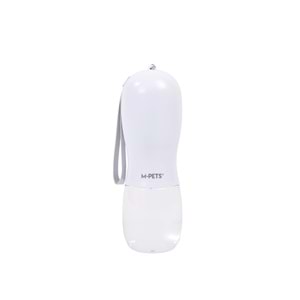 10555099 M-PETS ON THE ROAD 2İN1 KÖPEK SEYAHAT SULUĞU 300ML WHİTE