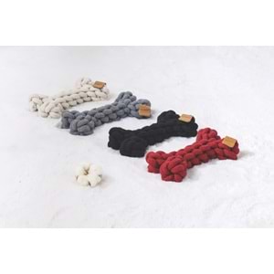 10648908 M-PETS COTO BLACK BONE 19CM ÖRGÜ KEMİK OYUNCAK