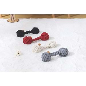10653213 M-PETS COTO GREY DUO BALL 28CM ÖRGÜ OYUNCAK