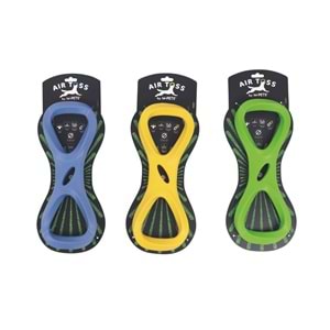 10656799 M-PETS AIR TOSS TWİST DAYANIKLI SUDA YÜZEN KÖPEK OYUNCAĞI GREEN
