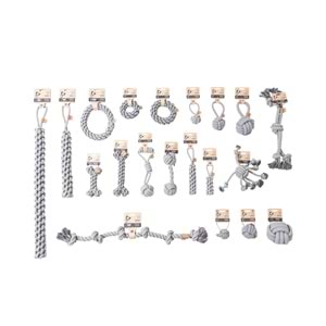 10669713 M-PETS COTO GREY ROPE 105CM İP OYUNCAK