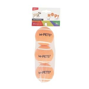 10670799 M-PETS HOP TENNİS TOPU ORANGE 6,4CM 3LÜ SET