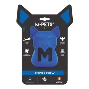 10676617 M-PETS POWER CHEW KAUÇUK KÖPEK ÖDÜL OYUNCAĞI LAPIS (XL)