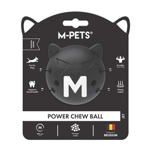 10679208 M-PETS POWER CHEW BALL KAUÇUK KÖPEK OYUNCAĞI JET (M)
