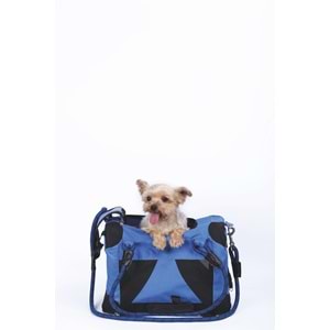 10703999 M-PETS 2IN1 REMIX BLACK/BLUE TAŞIMA ÇANTASI 41X28X28CM