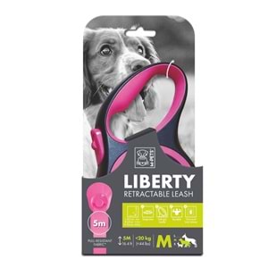 10842699 M-PETS LIBERTY OTOMATİK GEZDİRME ŞERİT 5MT/PINK (M)