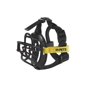 10845699 M-PETS BARK GUARD AĞIZLIK (XL) BLACK/YELLOW