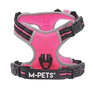 10854299 M-PETS HIKING REFLEKTÖRLÜ SOFT SIRT TASMASI PINK (XL)