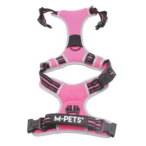 10854299 M-PETS HIKING REFLEKTÖRLÜ SOFT SIRT TASMASI PINK (XL)