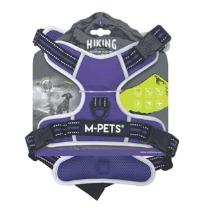 10854599 M-PETS HIKING REFLEKTÖRLÜ SOFT SIRT TASMASI PURPLE (L)