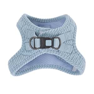 10859299 M-PETS VELVET DOG GÖĞÜS TASMASI BLUE (M)