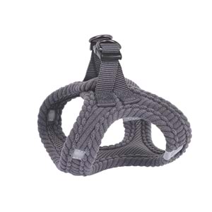 10860013 M-PETS VELVET DOG GÖĞÜS TASMASI GRİ (XXS)