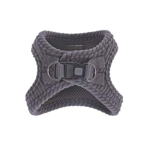 10860013 M-PETS VELVET DOG GÖĞÜS TASMASI GRİ (XXS)