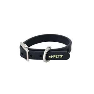 10861708 M-PETS BOND NFC SİSTEMLİ SİLİKON BOYUN TASMASI (S) BLACK