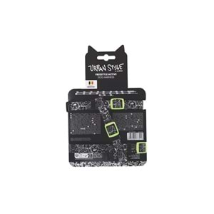 10868999 M-PETS URBAN STYLE BLACK/WHİTE ACTİVE KÖPEK GÖĞÜS TASMASI (XS)