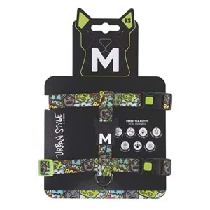 10869399 M-PETS URBAN STYLE MULTİCOLOR ACTİVE KÖPEK GÖĞÜS TASMASI (XS)
