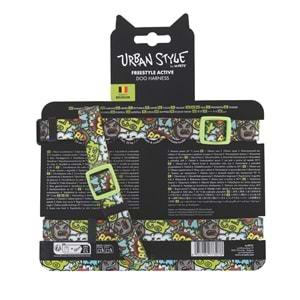 10869599 M-PETS URBAN STYLE MULTİCOLOR ACTİVE KÖPEK GÖĞÜS TASMASI (M)