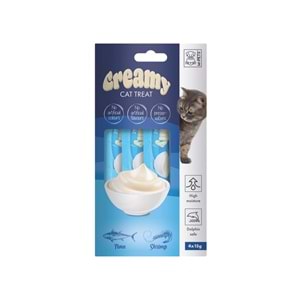 19038199 M-PETS CREAMY TON BALIKLI KARİDESLİ KEDİ ÖDÜLÜ 4X15GR