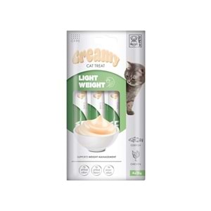 19050099 M-PETS LIGHT WEIGHT FONKSİYONEL CREAMY KEDİ ÖDÜLÜ 4X15GR