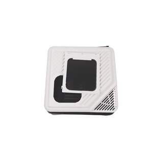 20104399 M-PETS TERRA FORMA ECO DESENLİ KAPALI KEDİ TUVALETİ BLACK