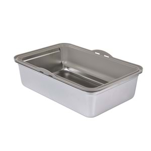 20128699 M-PETS STEEL CARE PASLANMAZ ÇELİK KEDİ KUMU TUVALETİ (L)