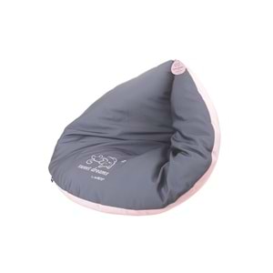 20304399 M-PETS SWEET DREAMS ÜÇGEN YATAK PİNK/GREY