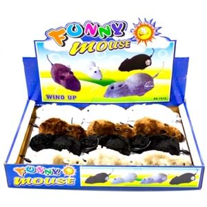 203136-FUNNY MOUSE KURMALI FARE 12Lİ PAKET