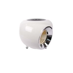 20400699 M-PETS SPACE 1 KAPALI KEDİ TUVALETİ WHİTE 57X55X44CM