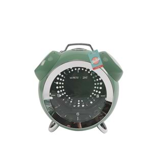 20401699 M-PETS SIXTIES CLOCK TAŞIMA ÇANTASI GREEN 40X44X26CM