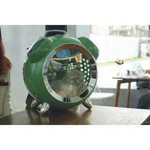 20401699 M-PETS SIXTIES CLOCK TAŞIMA ÇANTASI GREEN 40X44X26CM