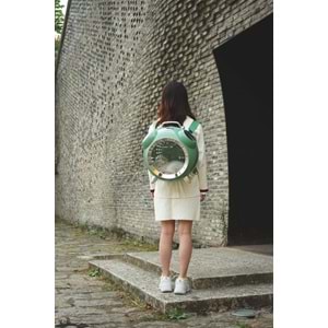 20401699 M-PETS SIXTIES CLOCK TAŞIMA ÇANTASI GREEN 40X44X26CM