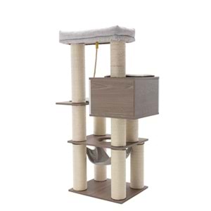 20636399 M-PETS CAT ELİTE GRACE KEDİ TIRMALAMA 77X50X131CM