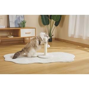 20643399 M-PETS MY FIRST KEDİ TIRMALAMA PONPONLU WHİTE