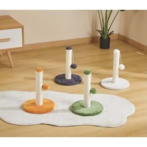 20643399 M-PETS MY FIRST KEDİ TIRMALAMA PONPONLU WHİTE