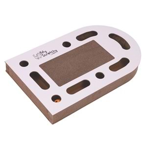 20644899 M-PETS MY SCRATCHY TENNEESSEE KARTON TIRMALAMA WHİTE