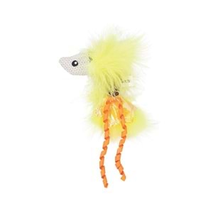 20654799 M-PETS PLUME YELLOW FİSH CATNİPLİ KEDİ OYUNCAĞI