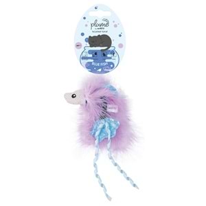 20654899 M-PETS PLUME BLUE FİSH CATNİPLİ KEDİ OYUNCAĞI