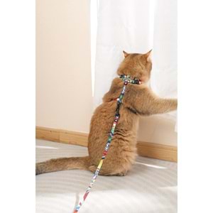 20801699 M-PETS URBAN STYLE FREESTYLE KEDİ GÖĞÜS TASMASI SET