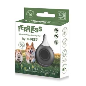 60102799 M-PETS FEARLESS ULTRASONIC PİRE ve KENE KOVUCU BLACK