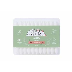 60103399 M-PETS DAİLY KULAK BURUN GÖZYAŞI TEMİZLEME PAMUĞU 55Lİ