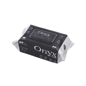 60106401 M-PETS ONYX KOKUSUZ KEDİ ve KÖPEKLER İÇİN TEMİZLEME MENDİLİ 80Lİ