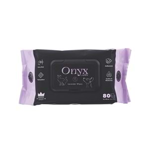 60106501 M-PETS ONYX LAVANTA KOKULU KEDİ ve KÖPEKLER İÇİN TEMİZLEME MENDİLİ 80Lİ